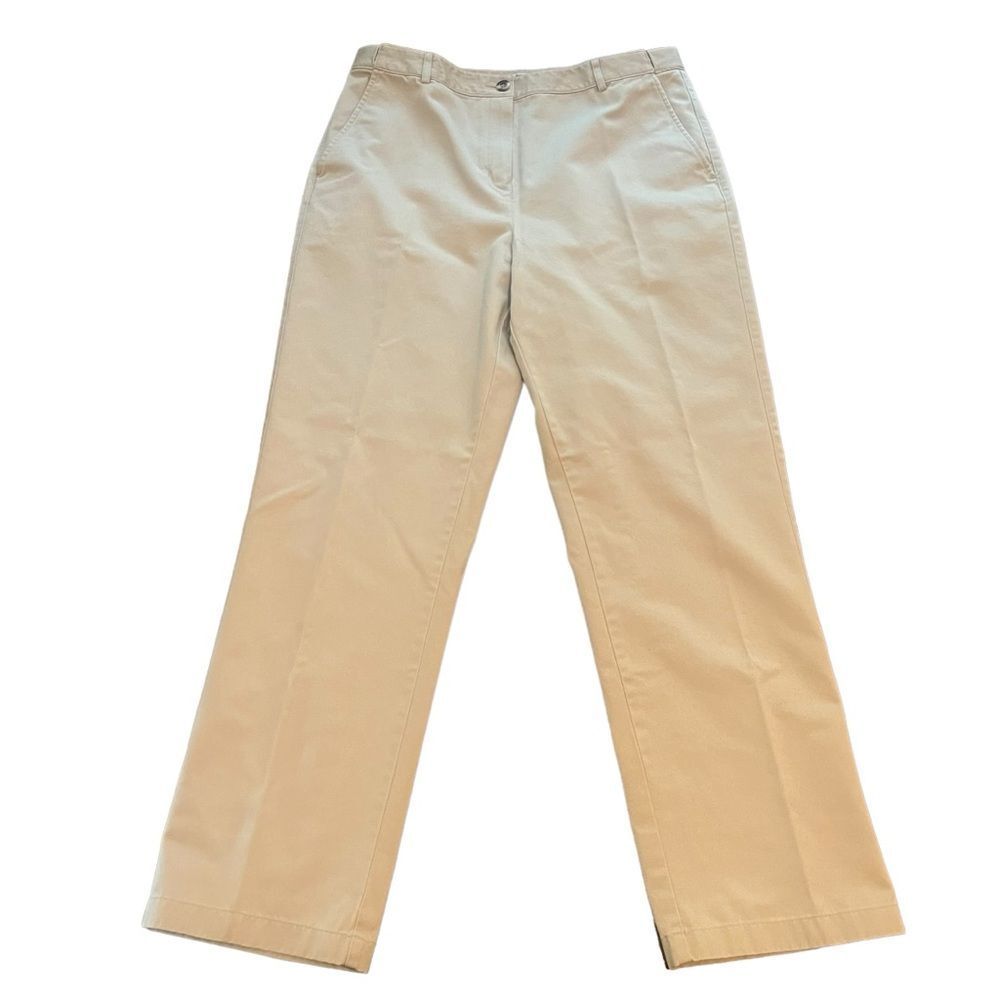 L.L. Bean Pants Size 14 High-Rise Khakis